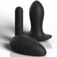 TANGA COM PLUG VIBRATÓRIO REMOTE TRIPLE TEASER XL/XXL 6.6X3CM PRETO | HOOKUP