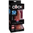 KING COCK PLUS 3D TRIPLA DENSIDADE GALO 15 CM