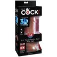 KING COCK PLUS 3D COCK COM BOLAS 17 CM