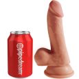 KING COCK PLUS 3D COCK COM BOLAS 17 CM