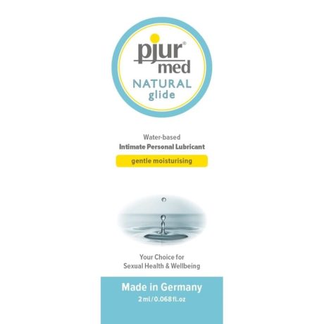 LUBRIFICANTE MED NATURAL GLIDE 2ML | PJUR