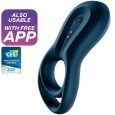 SATISFYER EPIC DUO ANEL VIBRATÓRIO APP – AZUL