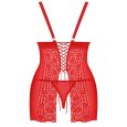 CAMISA DE NOITE E TANGA BLOSSMINA VERMELHA XXXXXXL/XXXXXXXL