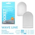 MASTURBADOR TENGA WAVE LINE POCKET STROKER