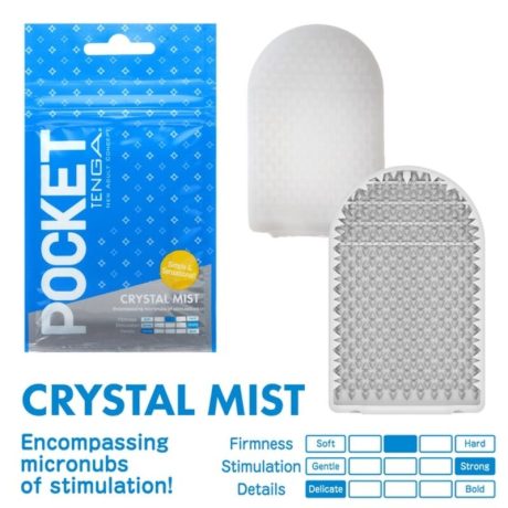 MASTURBADOR BOLSO DE NÉVOA DE CRISTAL TENGA