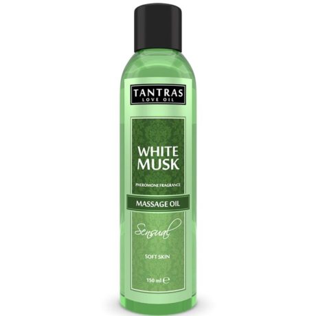 ÓLEO DE MASSAGEM TANTRAS WHITE MUSK SENSUEL 150ML | INTIMATELINE