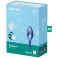 SATISFYER BULLSEYE ANEL VIBRATÓRIO COM APP – AZUL