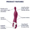SATISFYER HOT LOVER VIBRATOR FÚSCIA
