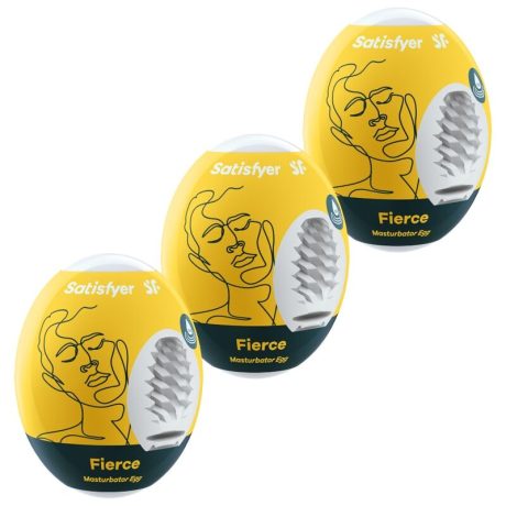 3 OVOS MASTURBADORES FIERCE | SATISFYER