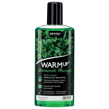 LÍQUIDO DE MASSAGEM DE AQUECIMENTO WARMUP SABOR HORTELÃ 150ML | JOYDIVISION