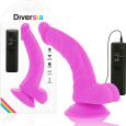 VIBRADOR FLEXÍVEL 21.5CM ROXO | DIVERSIA