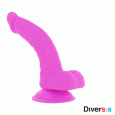 VIBRADOR FLEXÍVEL 21.5CM ROXO | DIVERSIA