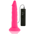 DIVERSIA DILDO FLEXÍVEL COM VIBRAÇÃO 23 CM – ROSA