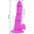 VIBRADOR FLEXÍVEL 18CM ROXO | DIVERSIA