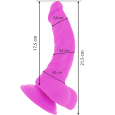 VIBRADOR FLEXÍVEL 21.5CM ROXO | DIVERSIA