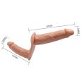 BAILE – ULTRA PASSIONATE HARNESS DILDOS DOBLES CON ARNÊS