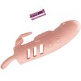 DIVERSIA – DILDO REALÍSTICO FLEXIBLE CON VIBRACIÓN ROSA 23 CM -O- 4.3 CM