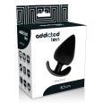 PLUG ANAL PRETO 8.5X4.5CM | ADDICTED TOYS