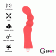G-SPOT GOHAN VIBRADOR LUZ VERMELHA