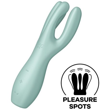 VIBRADOR THREESOME 3 HORTELÃ | SATISFYER