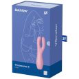 VIBRADOR THREESOME 3 ROSA | SATISFYER