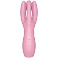 VIBRADOR THREESOME 3 ROSA | SATISFYER