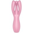 VIBRADOR THREESOME 3 ROSA | SATISFYER