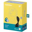 SATISFYER SWEET SEAL VIBRATING PLUG APP – BLACK
