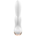 SATISFYER DOUBLE FLEX VIBRATOR APP – BRANCO