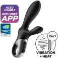 VIBRADOR ANAL HEAT CLIMAX+ COM APP PRETO