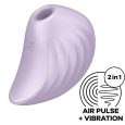 ESTIMULADOR/VIBRADOR DE PULSO DE AR PEARL DIVER LILÁS | SATISFYER