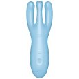 VIBRADOR THREESOME 4 AZUL COM APP | SATISFYER