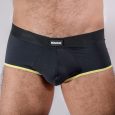 BOXERS CURTOS MS24A PRETO/AMARELO S