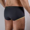 BOXERS CURTOS MS24A PRETO/AMARELO L