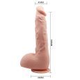 BAILE – DILDO REALÍSTICO JASON NATURAL 24 CM