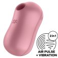 ESTIMULADOR/VIBRADOR DE PULSO DE AR COTTON CANDY ROSA | SATISFYER