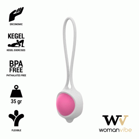 WOMANVIBE KEISY I BOLA GEISHA SILICONE - ROSA