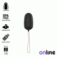 OVO VIBRATÓRIO COM CONTROLE REMOTO PRETO 6X3.4CM | ONLINE