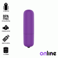 MINI VIBRADOR BALA ONLINE – ROXO