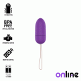 OVO VIBRANTE DE CONTROLE REMOTO ONLINE L – ROXO