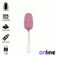 OVO VIBRATÓRIO COM CONTROLE REMOTO ONLINE M – ROSA