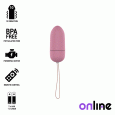 ONLINE – HUEVO VIBRADOR CONTROL REMOTO L ROSA