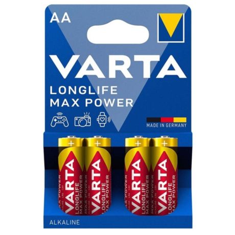 BATERIA ALCALINA VARTA MAX POWER AA LR6 4 UNIDADES