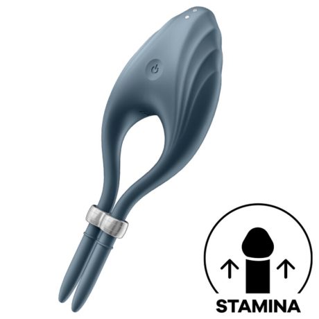 ANEL VIBRADOR DUELIST CINZA | SATISFYER