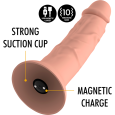 MYTHOLOGY ASHER ORIGINAL DILDO M – VIBRADOR COMPATÍVEL WATCHME TECNOLOGIA SEM FIO