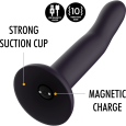 MYTHOLOGY DUMAN MYSTIC DILDO M – VIBRADOR COMPATÍVEL WATCHME TECNOLOGIA SEM FIO