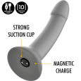 MYTHOLOGY RUNE MAJESTIC DILDO S – VIBRADOR COMPATÍVEL WATCHME TECNOLOGIA SEM FIO