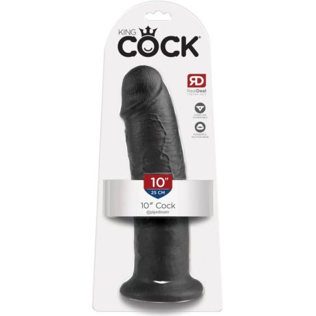KING COCK - 9 PENE NEGRO 22.9 CM