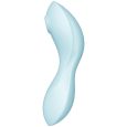 VIBRADOR DE PULSO DE AR CURVY TRINITY 5+ AZUL COM APP | SATISFYER