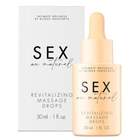 GOTAS REVITALIZANTES PARA MASSAGEM ÍNTIMA SEX AU NATUREL 30ML | BIJOUX INDISCRETS
